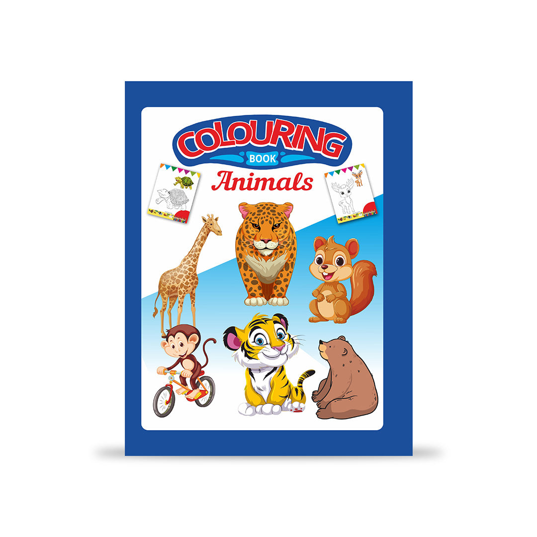Animals Colouring Book for Kids – 32 Pages | Fun Learning Activity