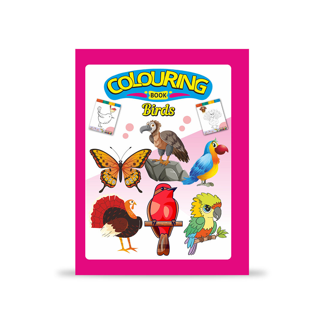 Birds Colouring Book for Kids – 32 Pages | Fun & Creative Learning Activity
