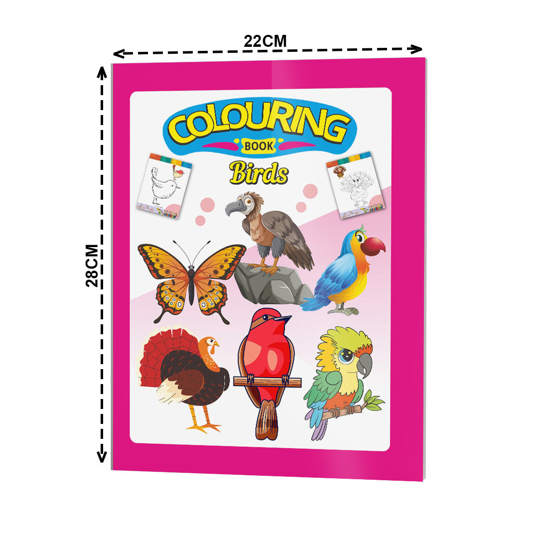 Birds Colouring Book for Kids – 32 Pages | Fun & Creative Learning Activity