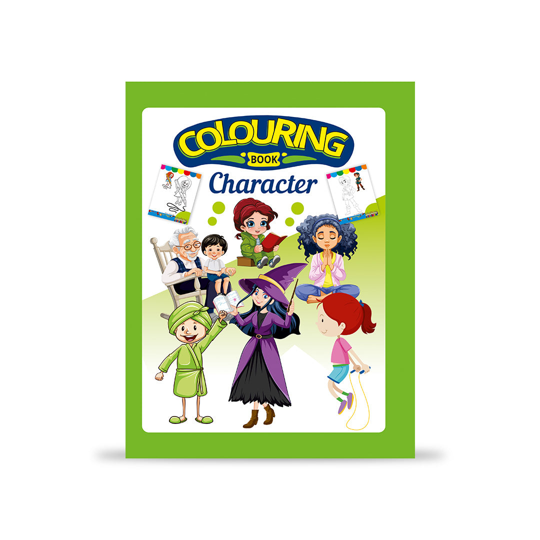 Characters Colouring Book for Kids – 32 Pages | Fun & Learning Activity