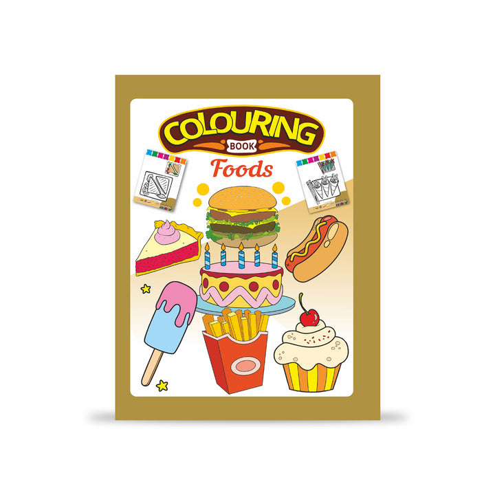Foods Colouring Book for Kids – 32 Pages | Fun Learning Activity