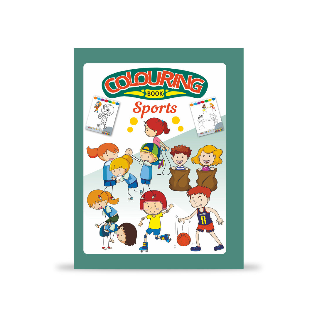 Sports Colouring Book for Kids – 32 Pages | Fun Learning Activity