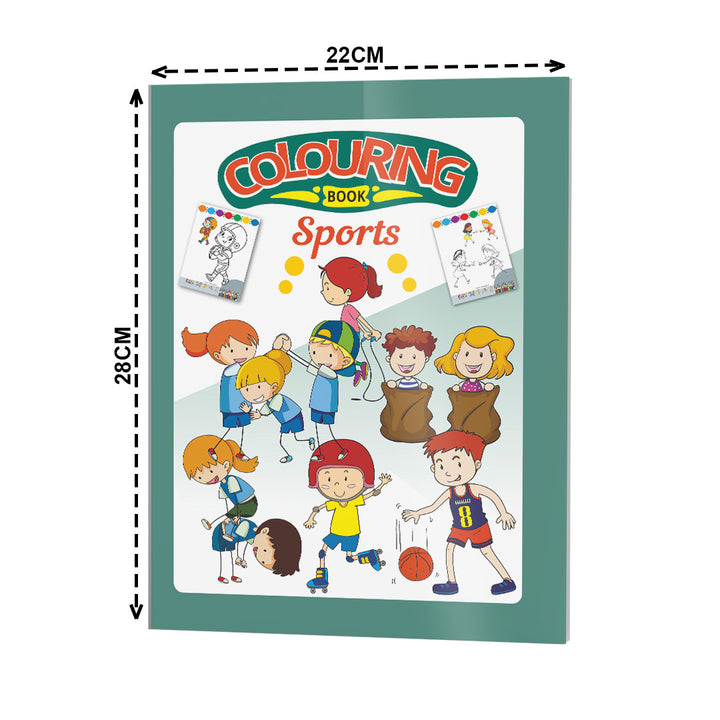 Sports Colouring Book for Kids – 32 Pages | Fun Learning Activity
