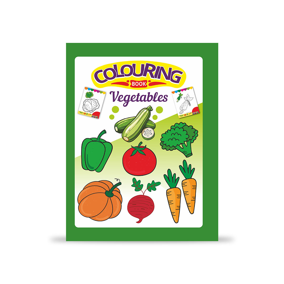 Vegetables Colouring Book for Kids – 32 Pages | Creative & Educational Activity