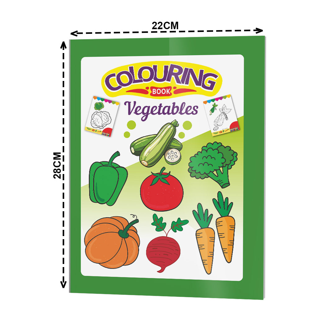 Vegetables Colouring Book for Kids – 32 Pages | Creative & Educational Activity